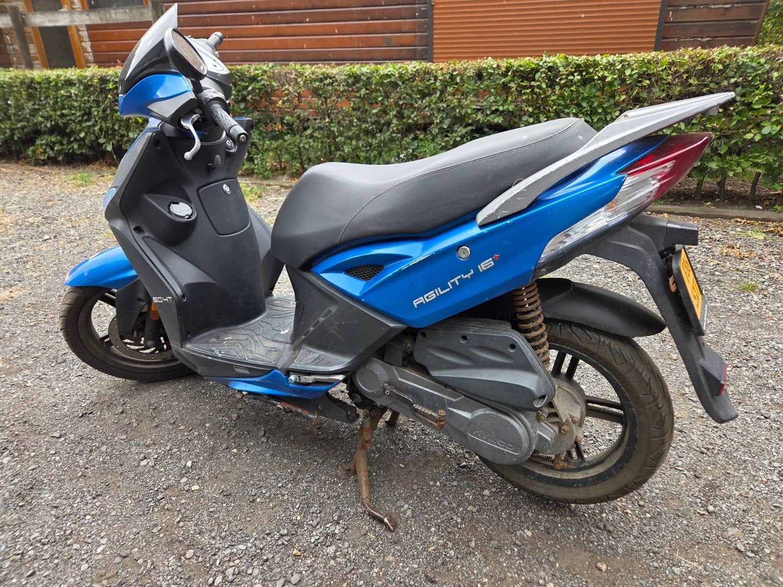 Kymco Agility 16+ Scooter - Blauw, Fietsen en Brommers, Scooters | SYM, Gebruikt, Overige modellen, Maximaal 45 km/u, Benzine