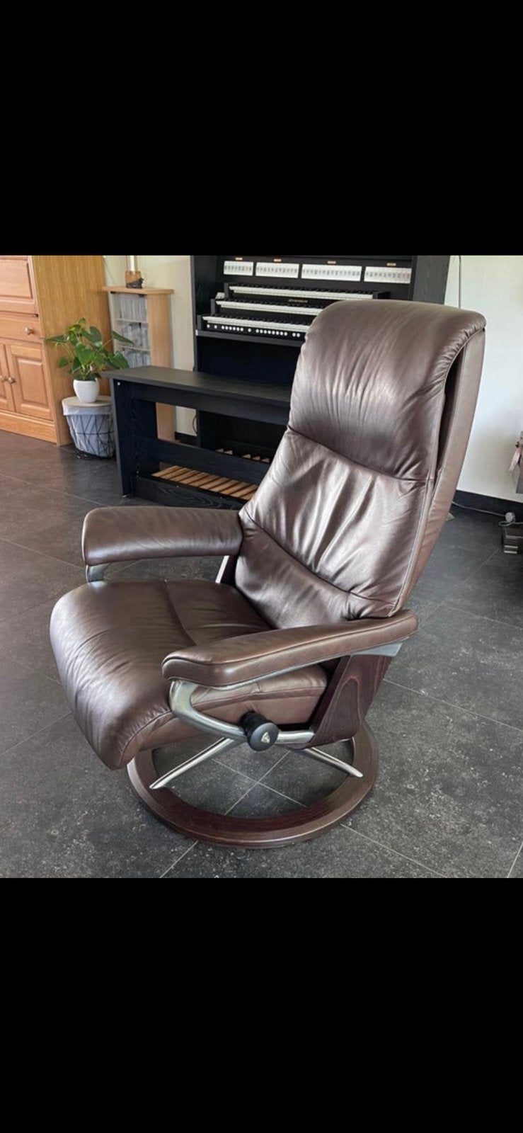 Stressless View relax fauteuil  in top conditie 450 Euro, Ophalen, Zo goed als nieuw, 75 tot 100 cm, 50 tot 75 cm