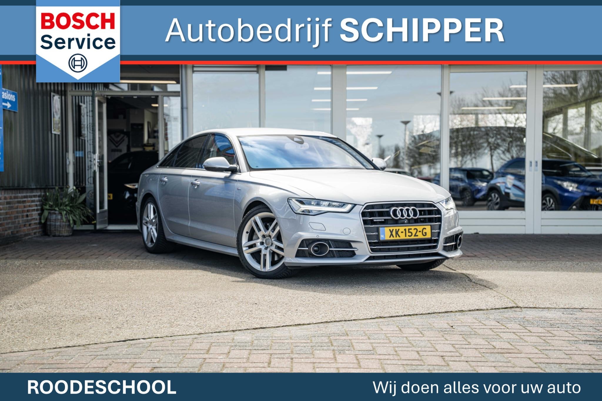 Audi A6 Limousine 2.0 TFSI quattro S line Edition, Auto's, Audi, Automaat, 12 maanden, 15 km/l, Gebruikt