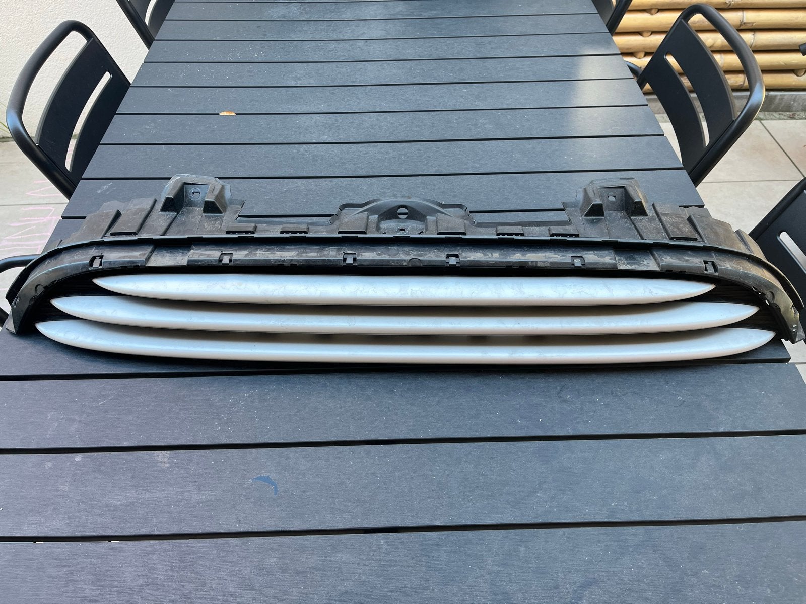 Grille voor Mini Cooper F55 F56 mat zilver grijs, Auto-onderdelen, Carrosserie en Plaatwerk, Mini, Gebruikt, Voor, Ophalen of Verzenden