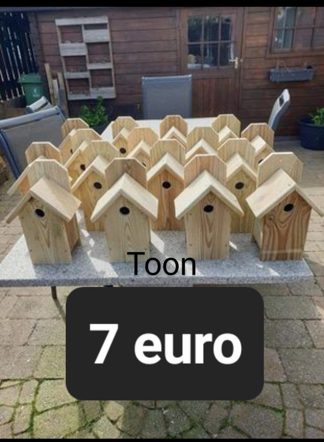 vogel huisjes, Ophalen of Verzenden