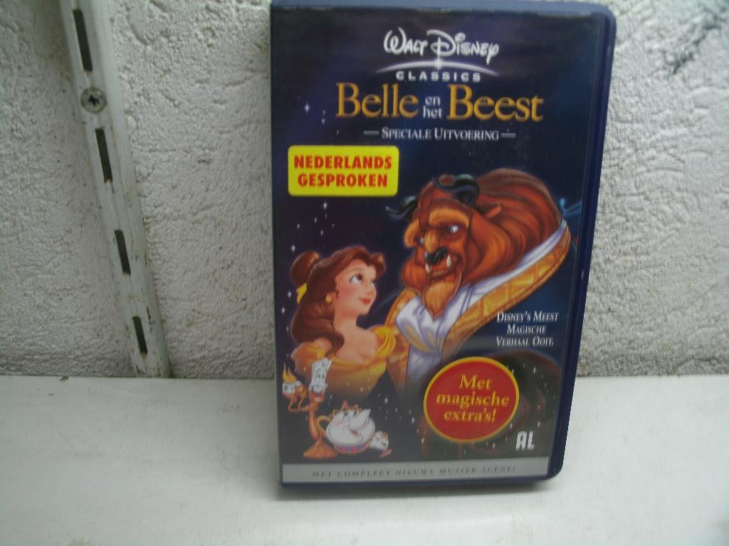 VHS 179A BELLE EN HET BEEST SPECIALE UITVOERING NED GESPR, Cd's en Dvd's, VHS | Kinderen en Jeugd, Alle leeftijden, Ophalen of Verzenden