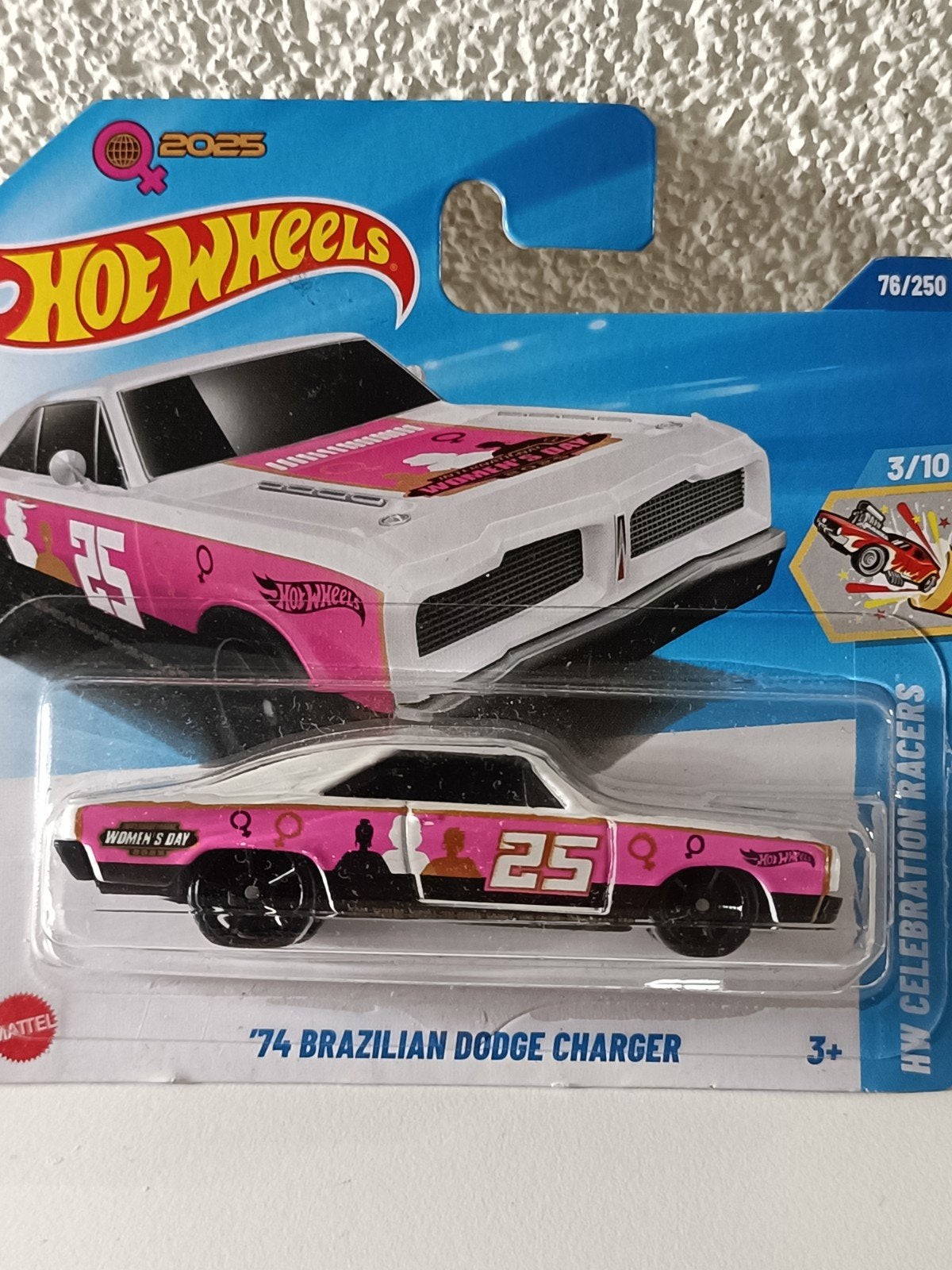 Hot Wheels '74 Brazilian Dodge Charger - Women's Day, Ophalen of Verzenden