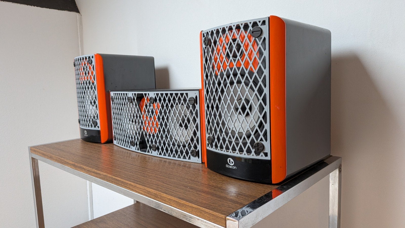 Boston Acoustics A 225C Center & A 25 Boekenplank Speakers, Audio, Tv en Foto, Overige merken, Basreflex, Speakerset, Ophalen of Verzenden