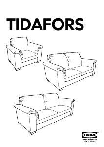 GEZOCHT! Tidafors donkerbruine Fauteuil en/of Hocker!, Ophalen, 75 tot 100 cm, 50 tot 75 cm