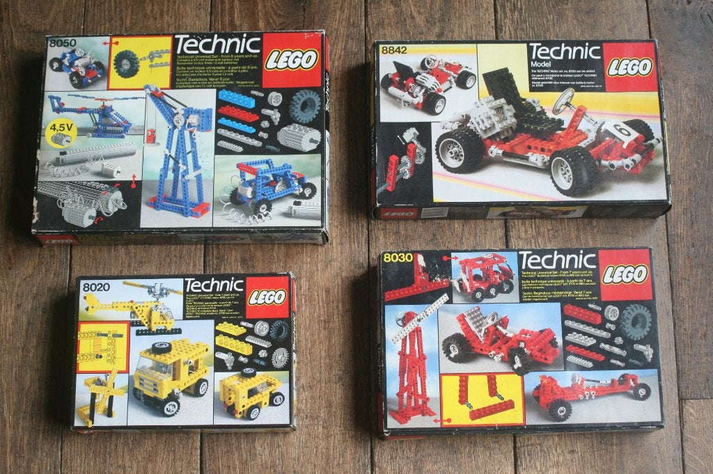4 x Lego technic sets compleet in doos (jaren 80), Kinderen en Baby's, Speelgoed | Duplo en Lego, Ophalen, Lego, Technic, Complete set