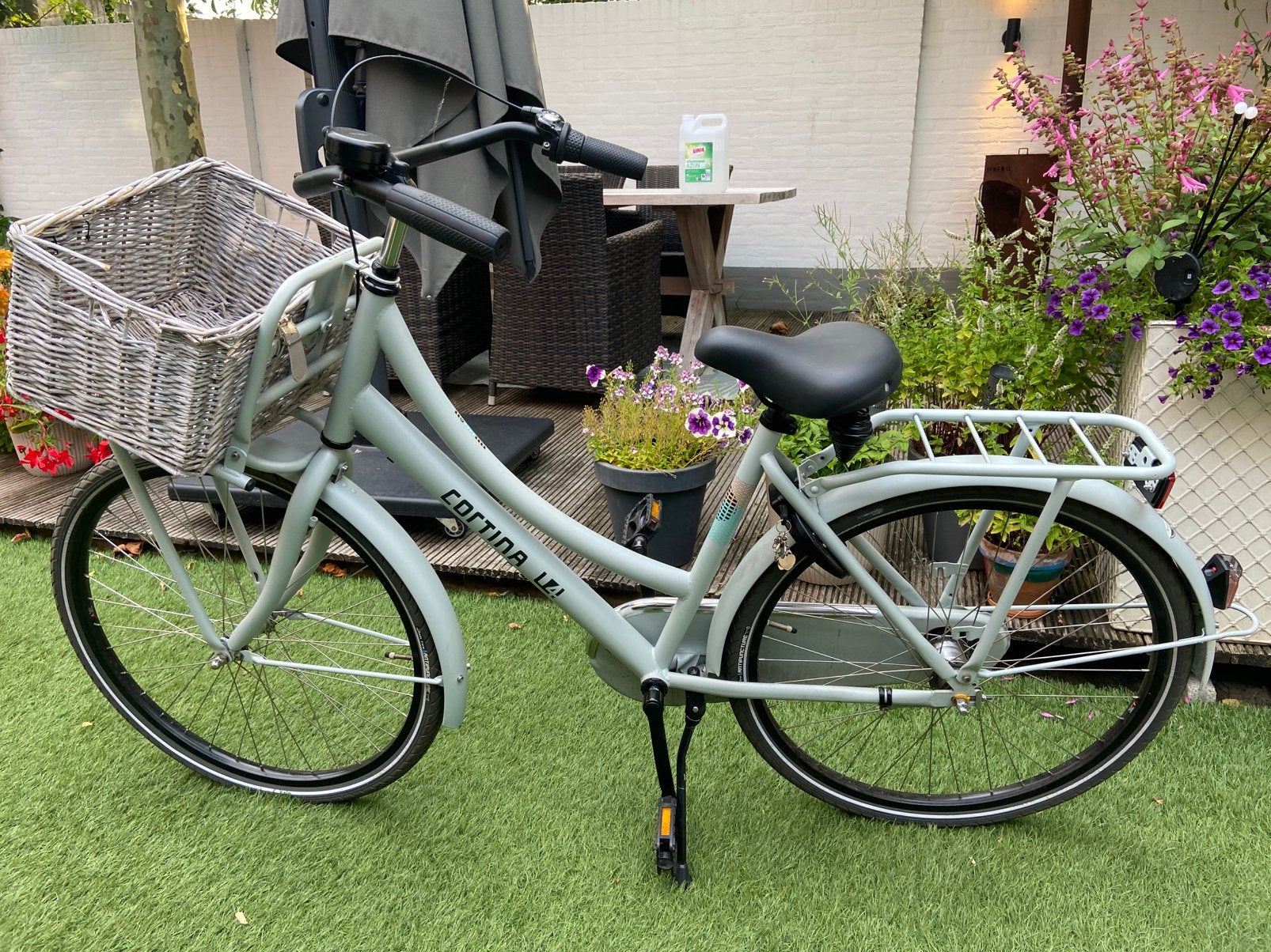 Cortina U4 meisjesfiets licht blauw 26 inch, Fietsen en Brommers, Fietsen | Meisjes, Ophalen, Zo goed als nieuw, 26 inch of meer