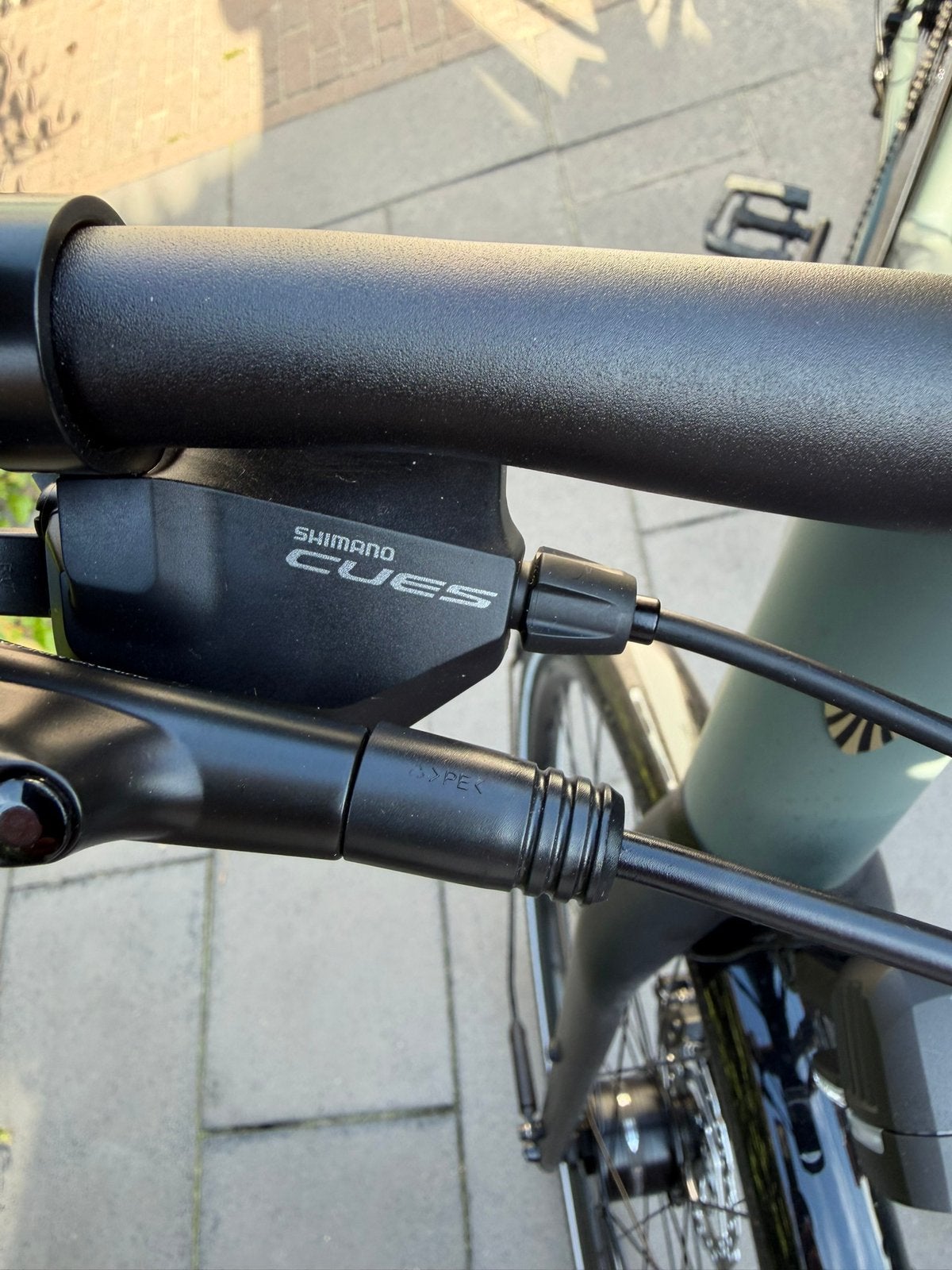 Foto 5 van stadsfiets FX Sport AL Equipped Midstep licht groen. Mt M.