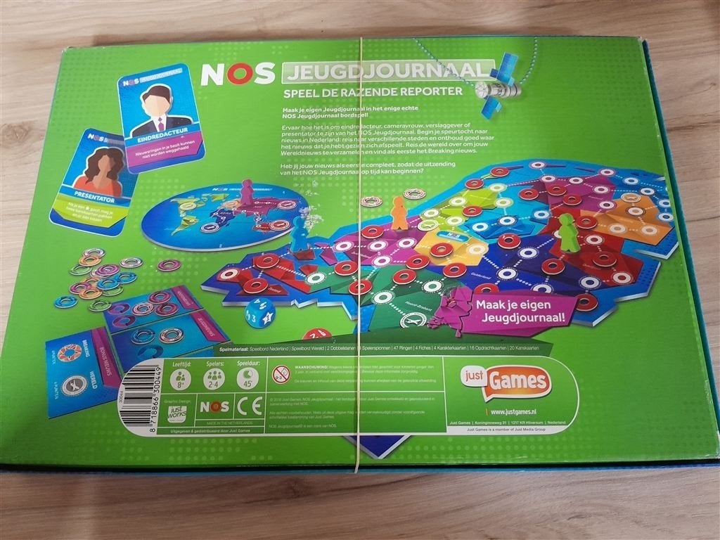Nos jeugdjournaal - speel de razende reporter - s3892, Verzenden, Zo goed als nieuw