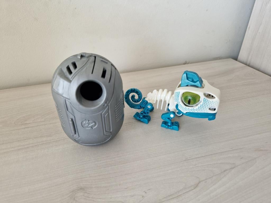 Silverlit robot dier in ei kameleon dino, Kinderen en Baby's, Speelgoed | Actiefiguren, Zo goed als nieuw, Ophalen of Verzenden
