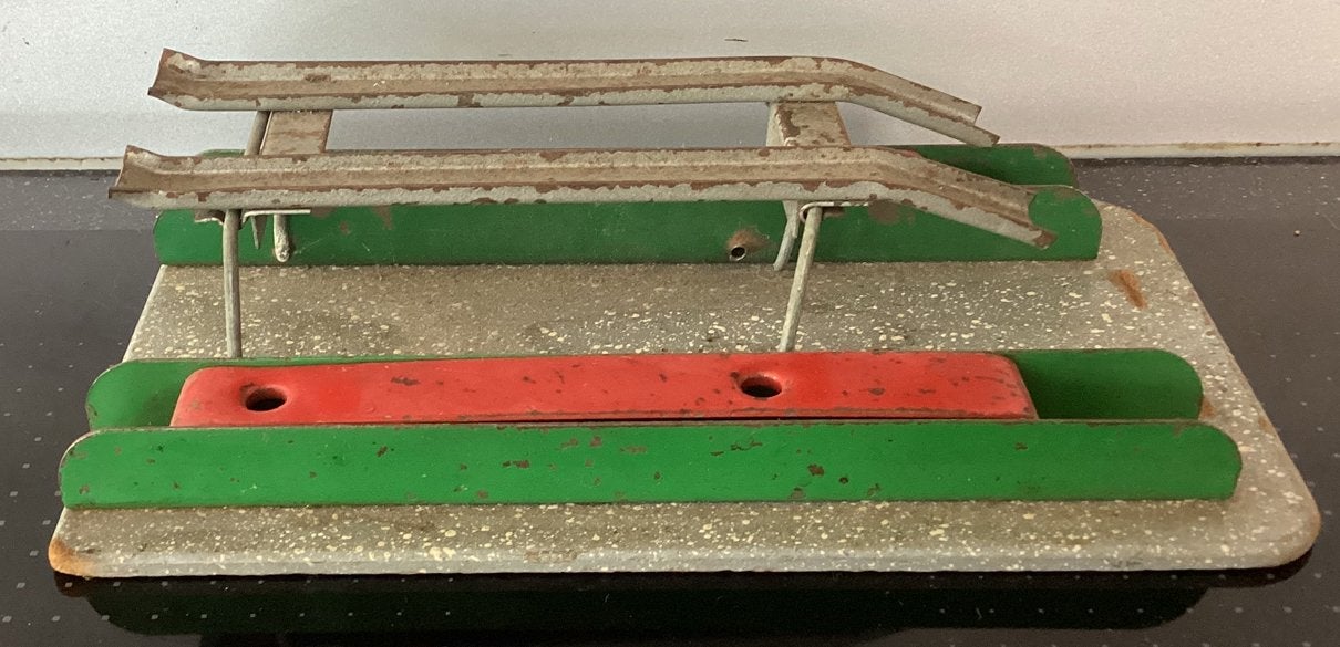 Oude blikken of plaatstaal speelgoed auto brug,smeerbrug,, Ophalen