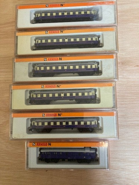 ARNOLD Rheingold wagons, Arnold, Gebruikt, Gelijkstroom, Wagon