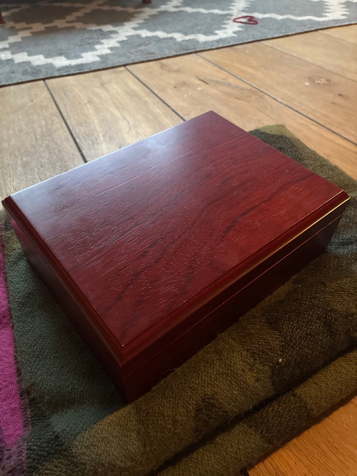 Luxe Sigarenkist Humidor met Hygrometer en Luchtbevochtiger, Ophalen of Verzenden, Gebruikt, Tabaksdoos of Verpakking