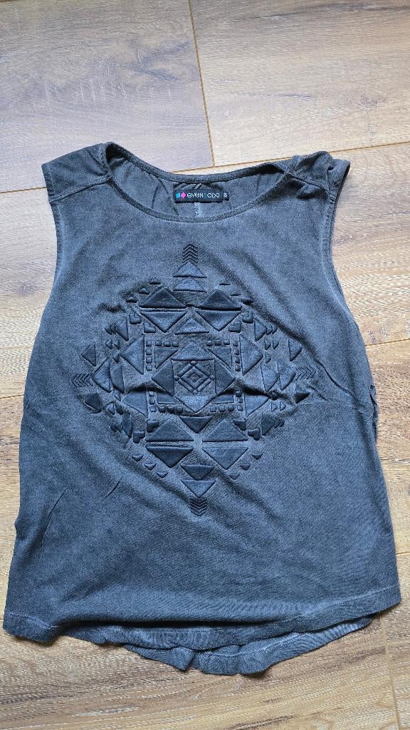 Nieuwe grijze top van Even&Odd maat XS, Nieuw, Ophalen of Verzenden, Zonder mouw, Maat 34 (XS) of kleiner