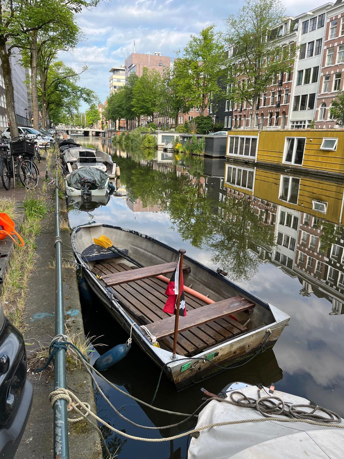 Finse aluminium boot met Torqeedo motor en 2 accu's, Ophalen, Overige merken, Gebruikt, Afdekzeil