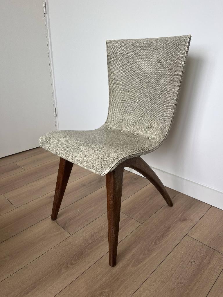 Prachtige Mid-Century Design Stoel – G.J. van Os (1953), Antiek en Kunst, Antiek | Meubels | Stoelen en Banken, Ophalen
