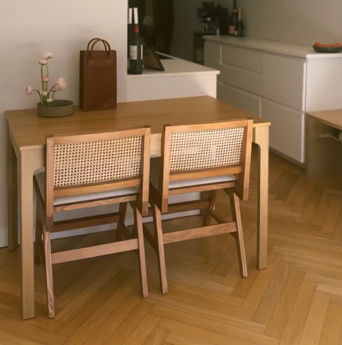 Nieuwe uitschuifbare eettafel van IKEA, Huis en Inrichting, Tafels | Eettafels, Ophalen, 100 tot 150 cm, Nieuw, 50 tot 100 cm