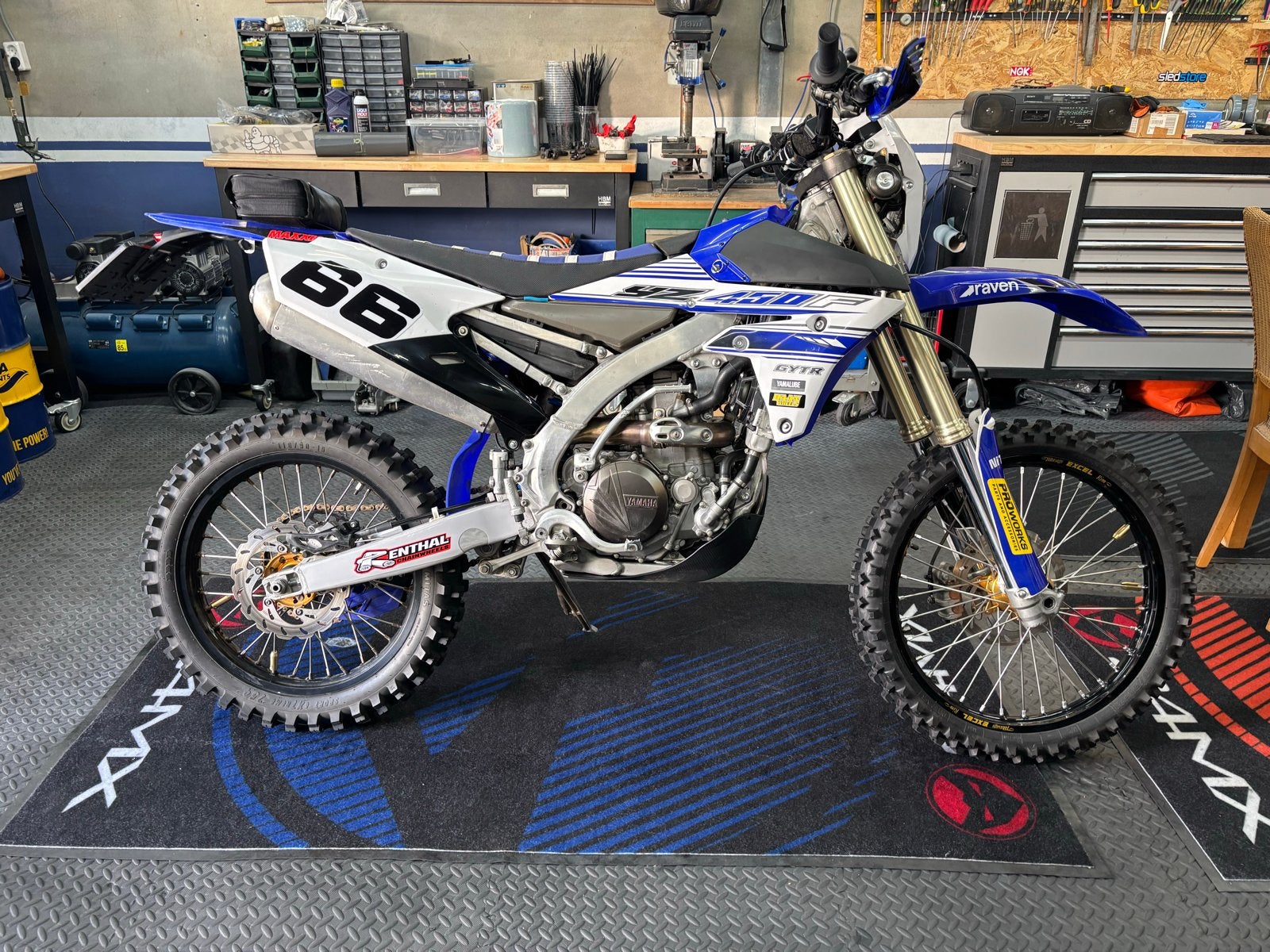 Yamaha WR450F 2014 - Enduro/Crossmotor met 380 uur, 450 cc, Gebruikt, Particulier, Meer dan 35 kW