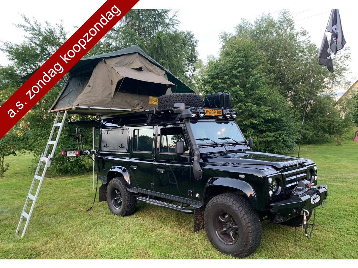 Land Rover Defender 2.5 Td5 110 County (lees tekst) UNIEK!, Auto's, Euro 2, Land Rover, 2495 cc, 122 pk