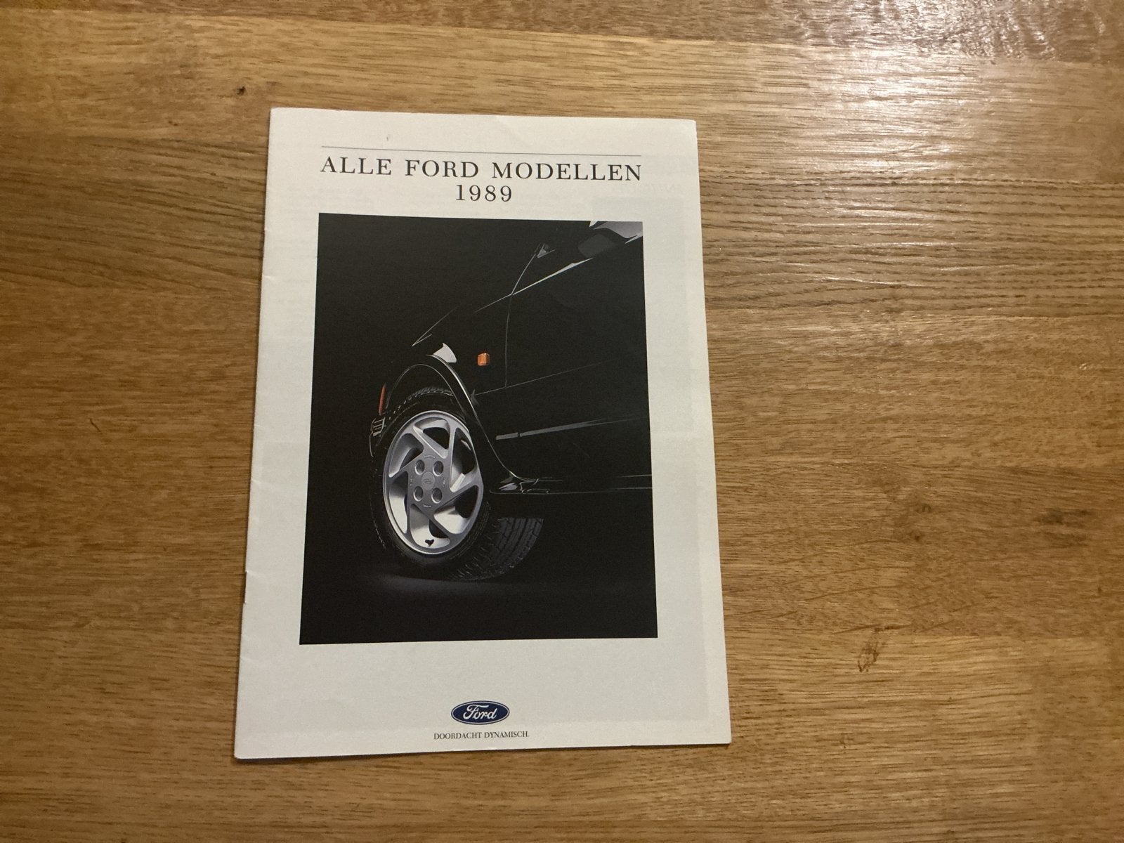 Ford Modellen 1989 Brochure - Zeldzaam Collecters Item, Ophalen of Verzenden, Zo goed als nieuw, Ford