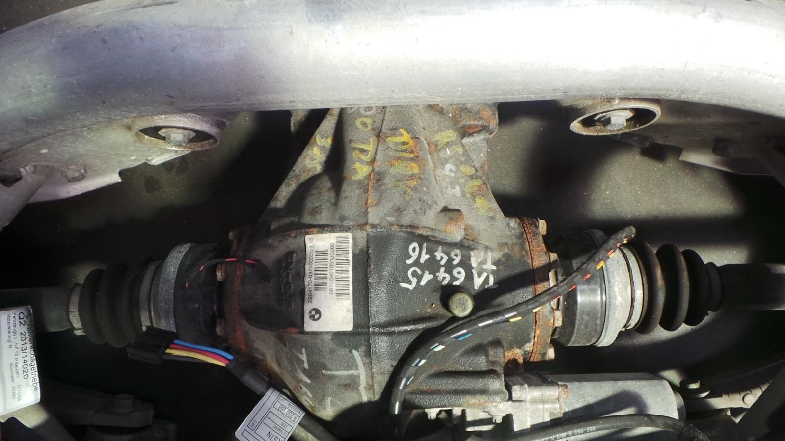 BMW 6 SERIES DIFFERENTIEEL / CARDAN 2284170 2014, Ophalen of Verzenden, Gebruikt, ARN erkend