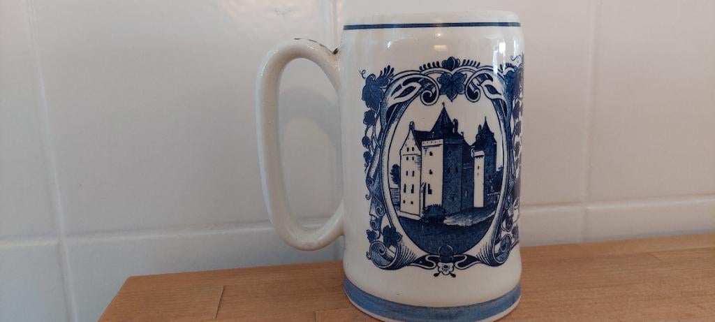 Tuppeware nederland 1969 delfs blauw goedewaagen delft, Ophalen of Verzenden, Blauw, Overige typen