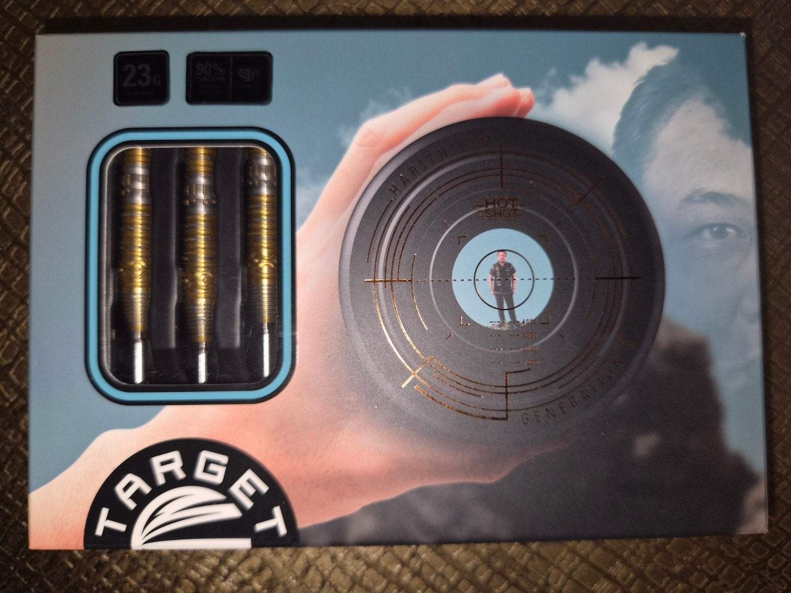 Hot shot Harith Lim gen 2 23 gram darts, Ophalen of Verzenden, Zo goed als nieuw, Pijlen