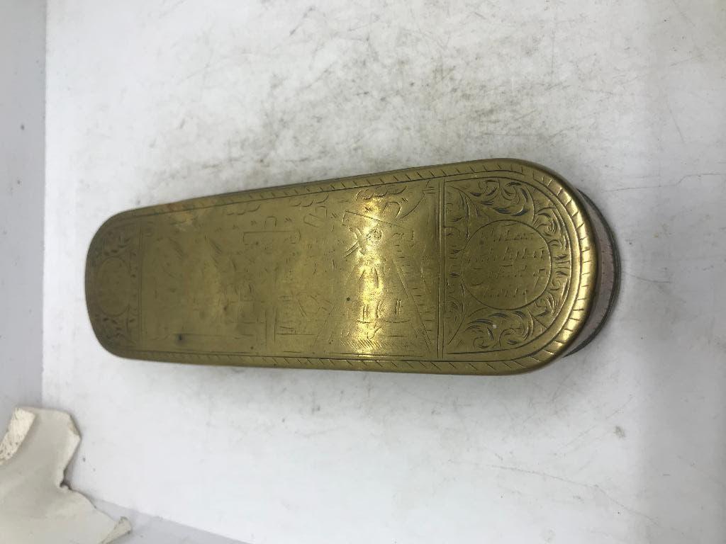 antiek koperen tabaksdoos 18 eeuw, Antiek en Kunst, Antiek | Koper en Brons, Ophalen of Verzenden
