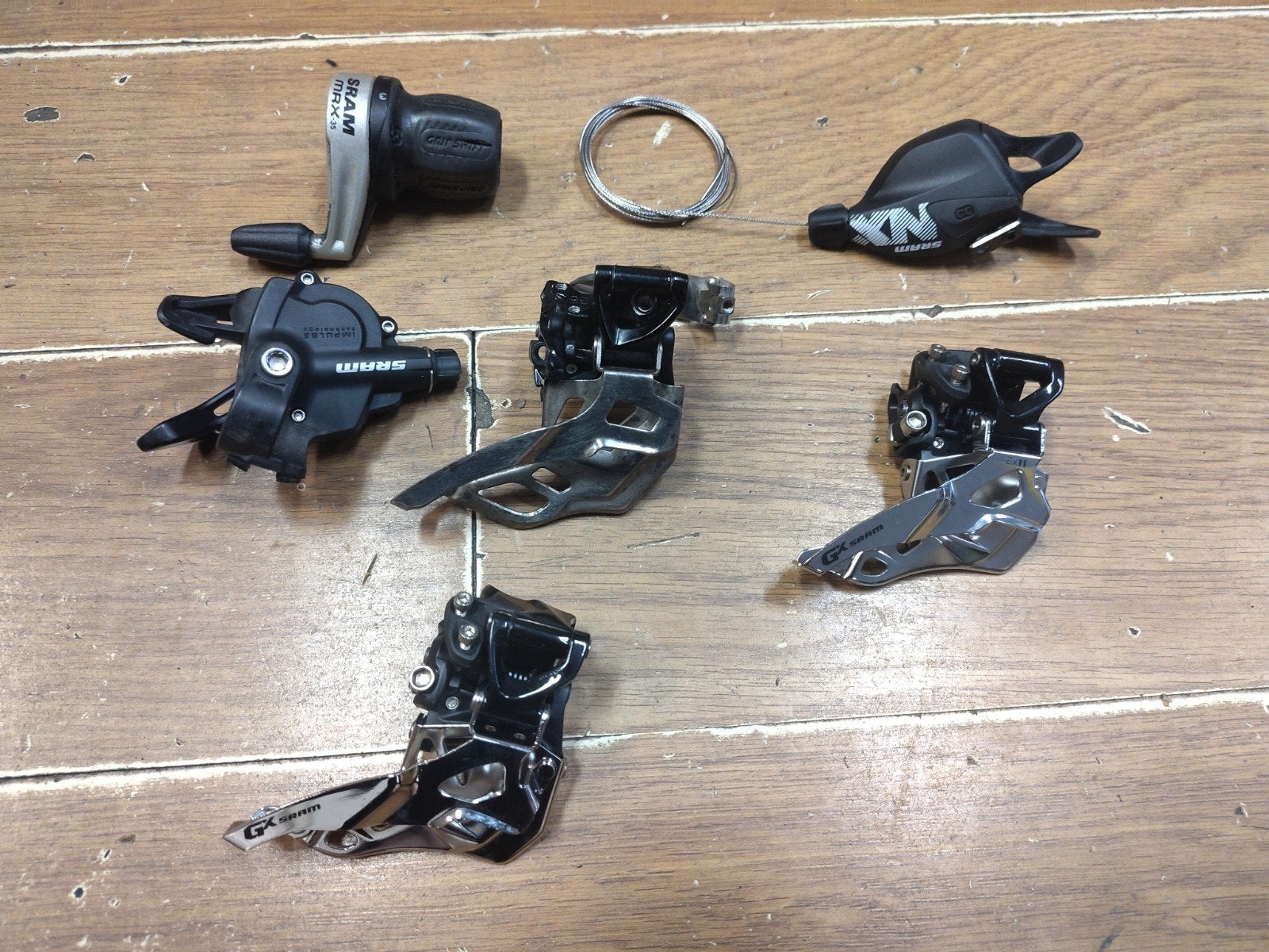 Partij SRAM MTB onderdelen, Gebruikt, -, Shimano, -