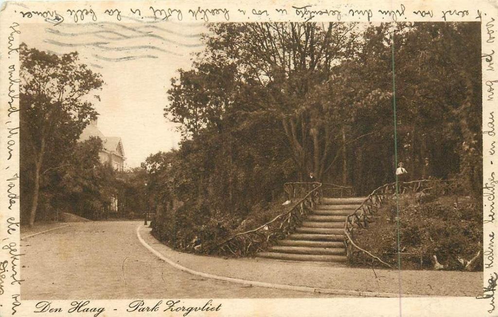 381-029-001 Den Haag Park Zorgvliet, Verzenden, Voor 1920, Zuid-Holland