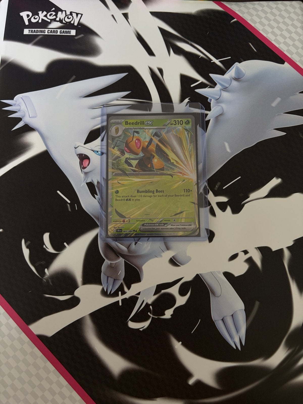 Pokémon Beedrill ex 310 kaart, Ophalen of Verzenden, Zo goed als nieuw, Losse kaart