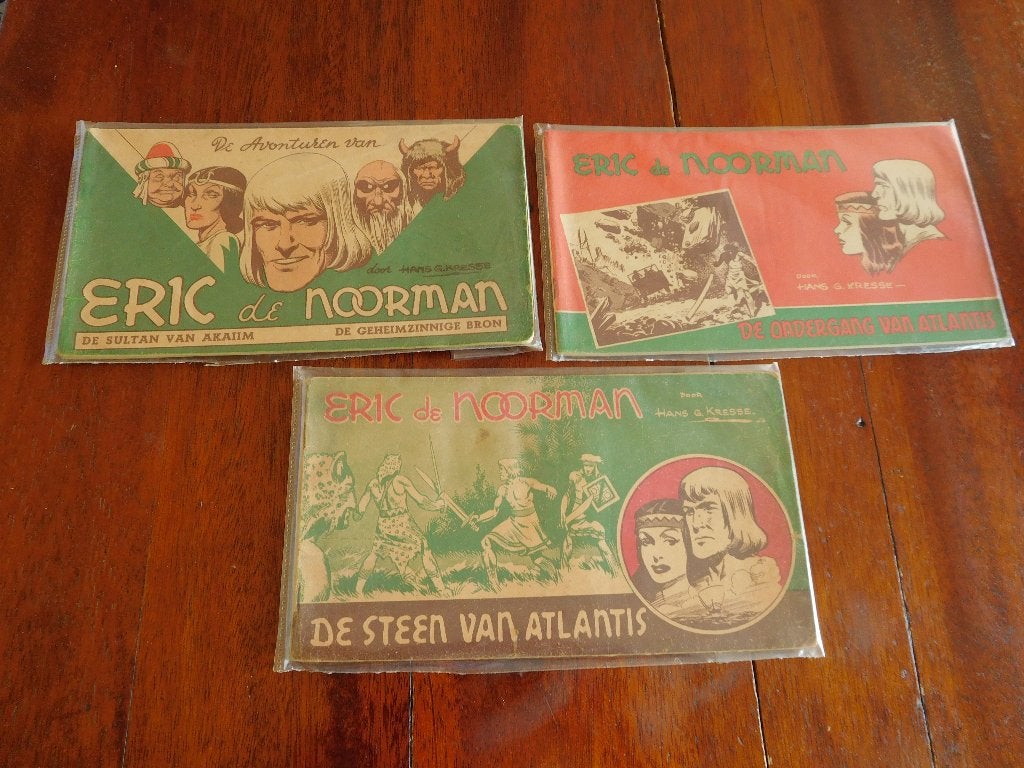 3x Eric de Noorman stripboeken - Hans G. Kresse, Gelezen, Hans G. Kresse, Ophalen of Verzenden, Meerdere stripboeken