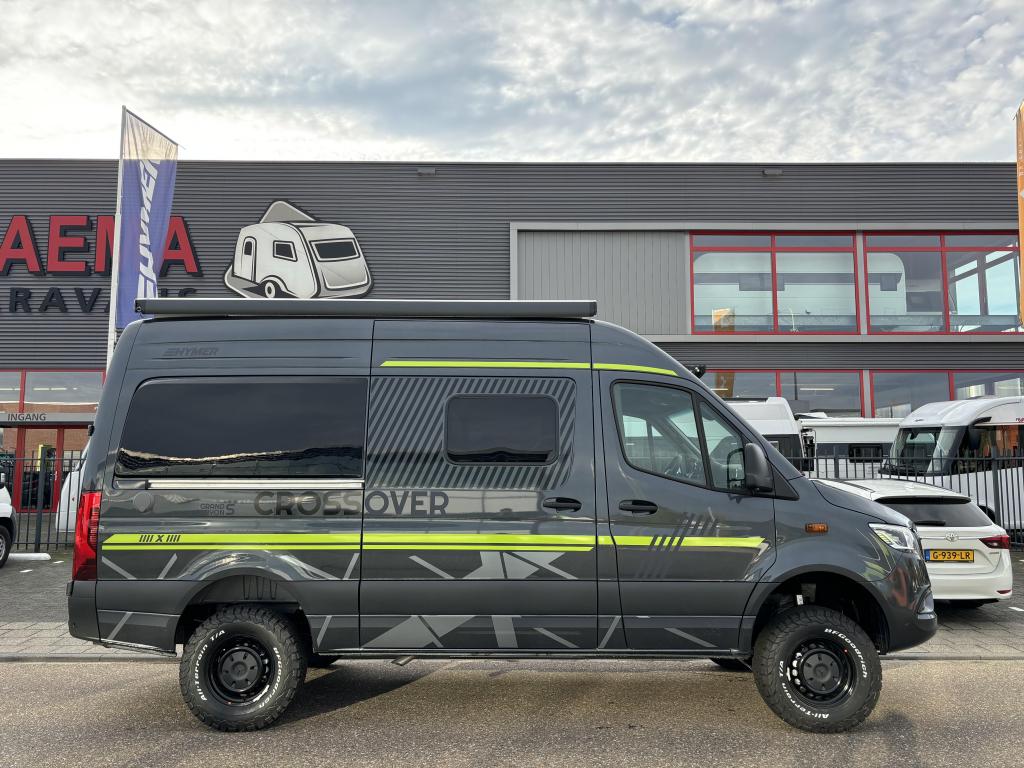 Hymer Grand Canyon S Crossover 4x4 offroad automaat Mercedes, Caravans en Kamperen, Campers, Luifel, Buscamper of Camperbus, Ringverwarming