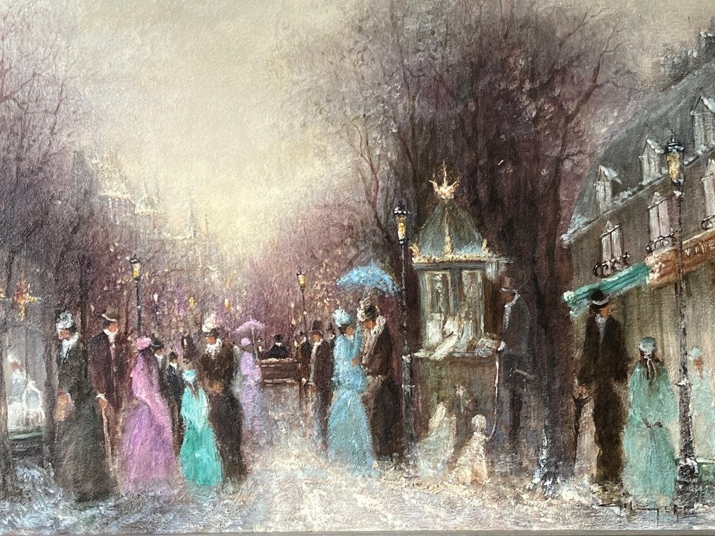 Naick Gilgert, romantisch Parijs' stadsgezicht, Ophalen