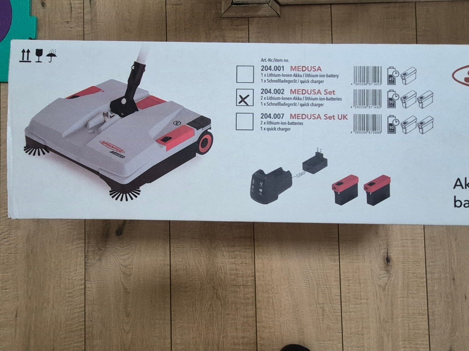 Sprintus Medusa Accu Kehrmachine - NIEUW, Ophalen, Overige merken, Draadloos, Overige typen