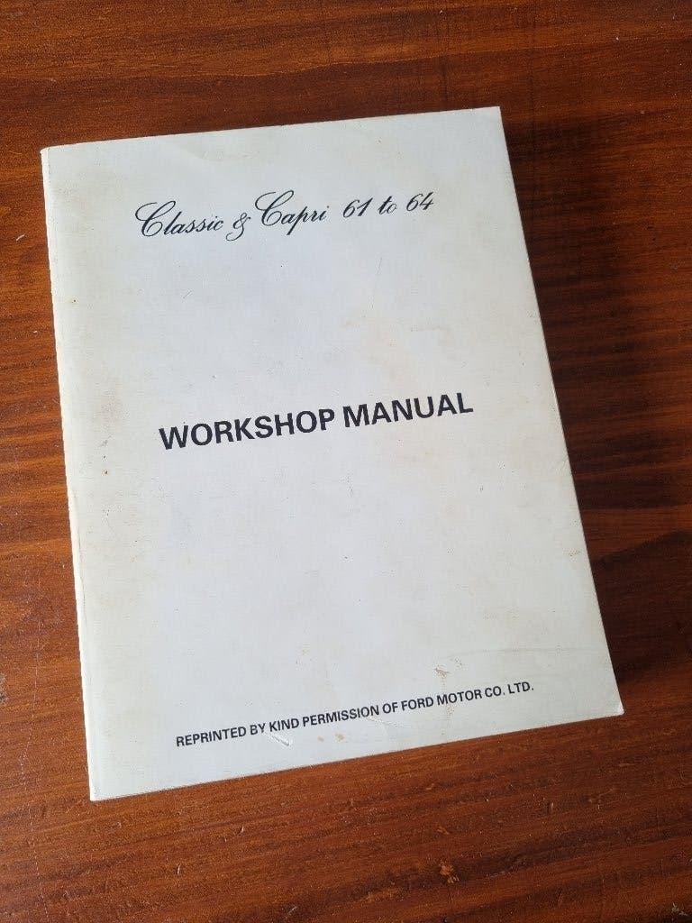 Werkplaatshandboek Workshop Manual Classic Capri, Auto diversen, Handleidingen en Instructieboekjes, Ophalen