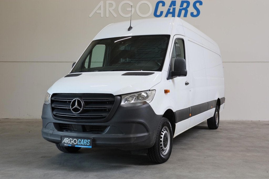 Mercedes-Benz Sprinter 314 CDI L3/H2 EURO6 DUBBELE SCHUIFDEU, Auto's, Bestelauto's, Gebruikt, Zwart, Wit, Bedrijf