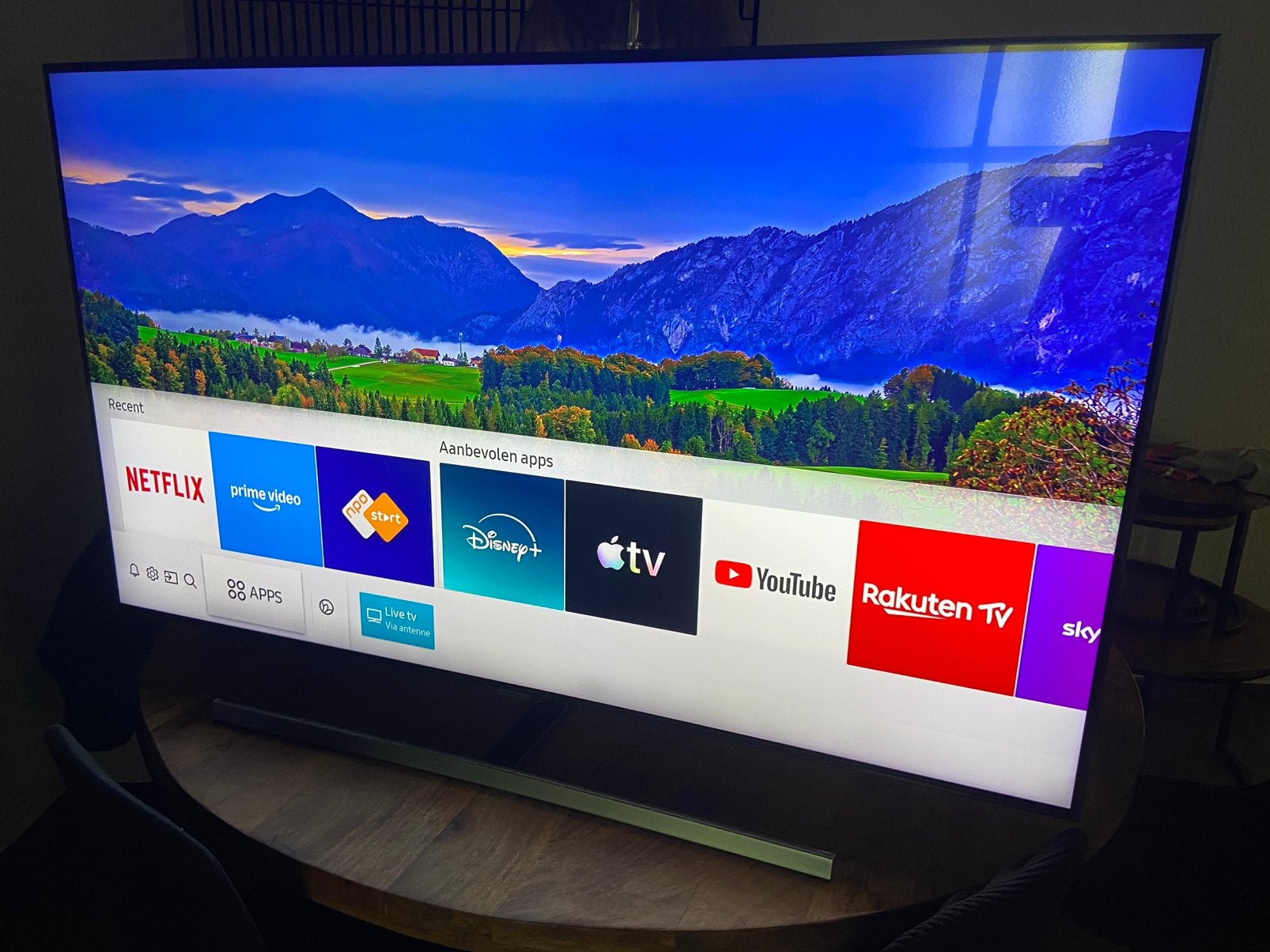 Samsung 55 inch Qled ultra hd 4k smart tv, 120 Hz, Ophalen of Verzenden, Zo goed als nieuw, Samsung
