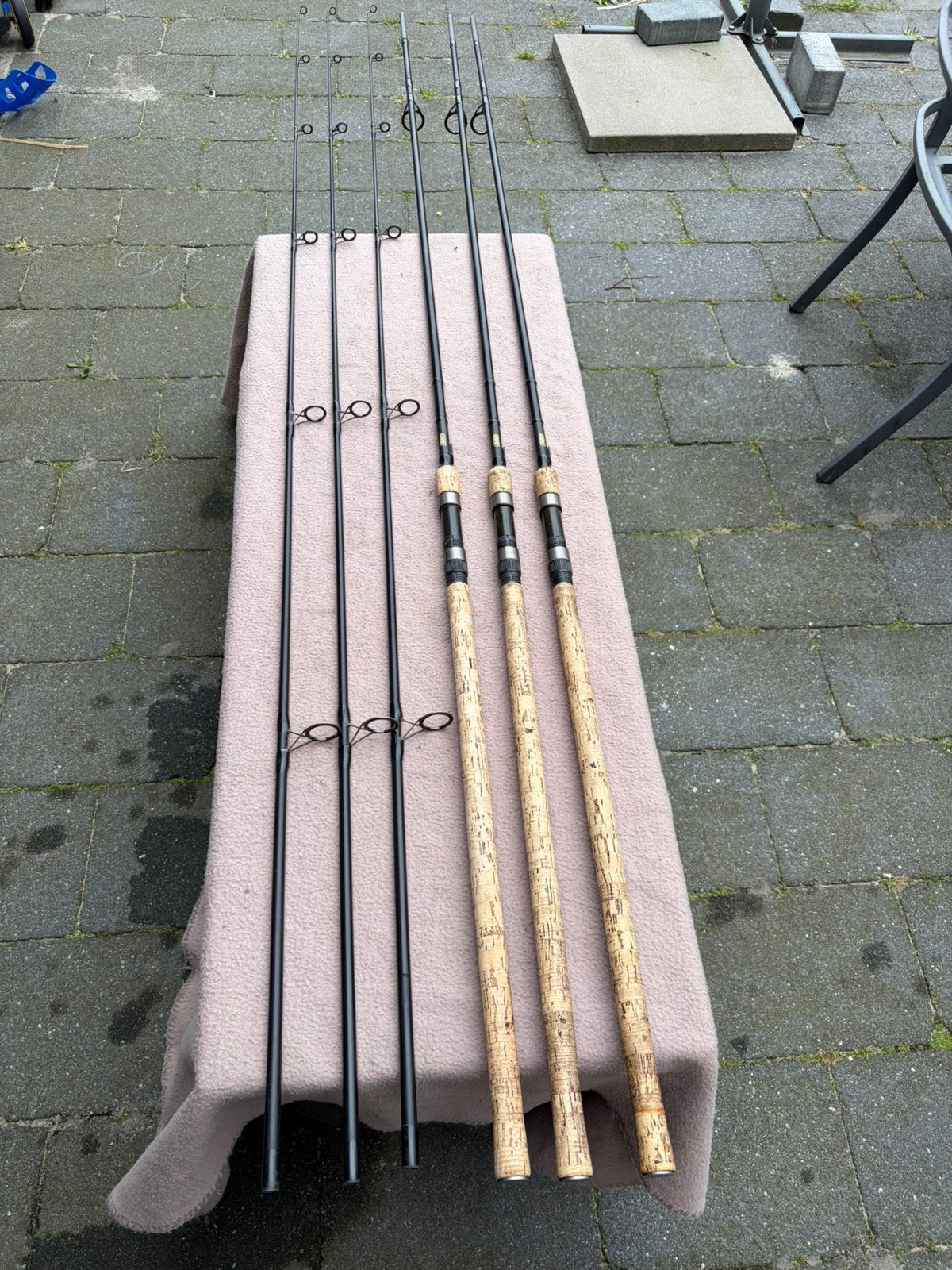 3 x mad d-fender 12ft 2.75lbs karperhengels, Watersport en Boten, Ophalen, Gebruikt, Werphengel