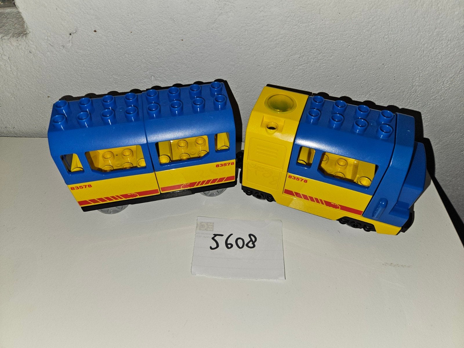 Duplo 5608 elektrische trein, Kinderen en Baby's, Speelgoed | Duplo en Lego, Ophalen of Verzenden, Zo goed als nieuw, Duplo
