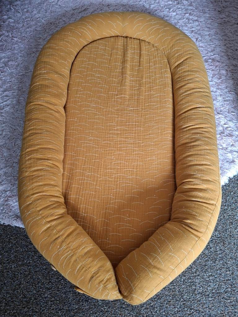 Nanami Baby Nest - Okergeel met Witte Streepjes NIEUW, Ophalen of Verzenden, Nieuw, Overige typen