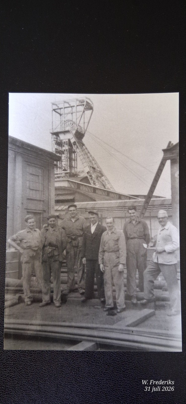 Foto kolenmijn Oranje-Nassau, Ophalen of Verzenden, Voor 1940, Gebouw, Foto