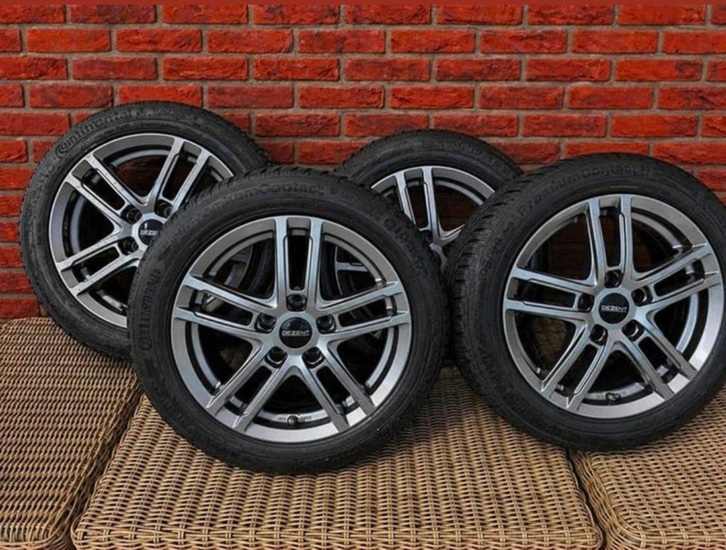 Dezent TZ Graphite Matt velgen, steek 5x112, winterbanden, Auto-onderdelen, Banden en Velgen, Ophalen, 16 inch, Banden en Velgen