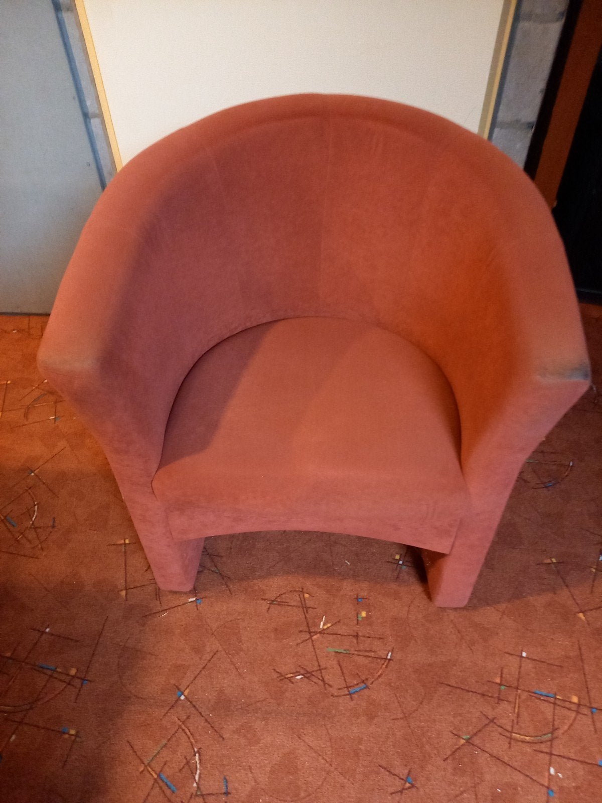 2 Rode Zitstoelen - Comfortabel en Stijlvol, Ophalen, Gebruikt, 75 tot 100 cm, 75 tot 100 cm