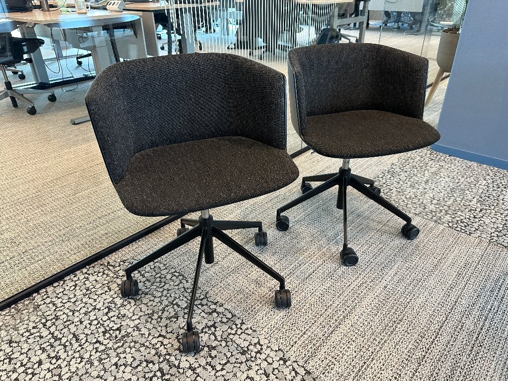 (16x) Lapalma Cut design stoel -  F. Rota, Huis en Inrichting, Ophalen, Lapalma, -, Zwart