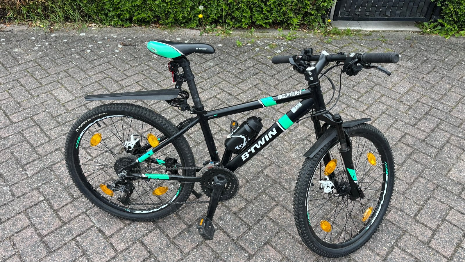 B-Twin Jongens Mountainbike - Zo goed als nieuw, Overige merken, Versnellingen, Zo goed als nieuw, Schijfrem