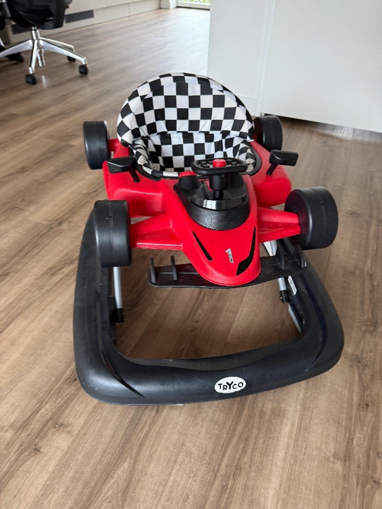 Tryco F1 Racer Red 2-in-1 Loopstoel en Loopwagen, Ophalen, Zo goed als nieuw, Overige typen