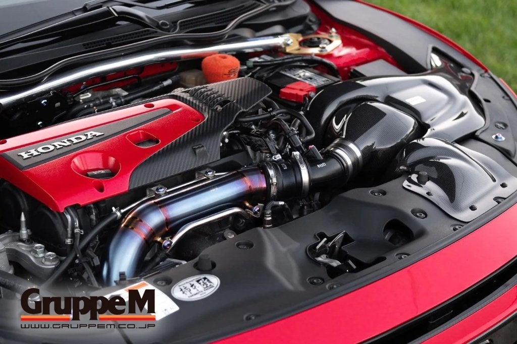 Gruppe M Carbon airbox luchtfilter intake - Civic Type-R FK8, Auto diversen, Ophalen of Verzenden