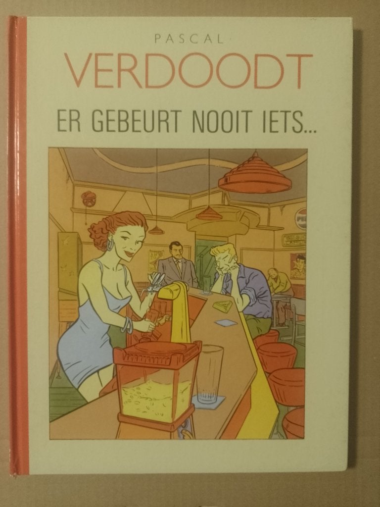 Er gebeurt nooit iets - Pascal Verdoodt., Eén stripboek, Ophalen of Verzenden, Gelezen