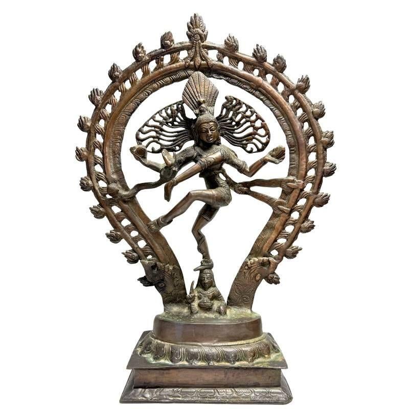Bronzen beeld van Shiva als Nataraja - LOT 477, Ophalen of Verzenden, Gebruikt